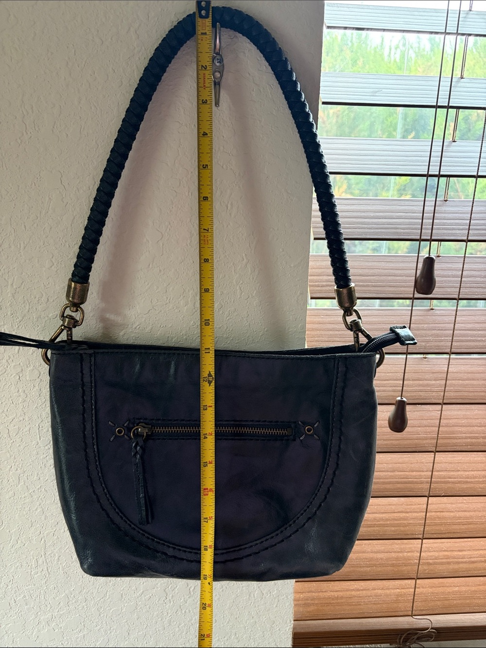 The Sak Black Braided-Handle Leather Shoulder Bag - Picture 14 of 16
